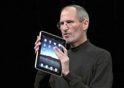 steve jobs apple ipad tablet tavoletta apple